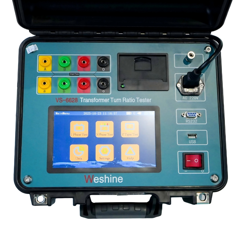 Testset voor transformatordraaiverhouding