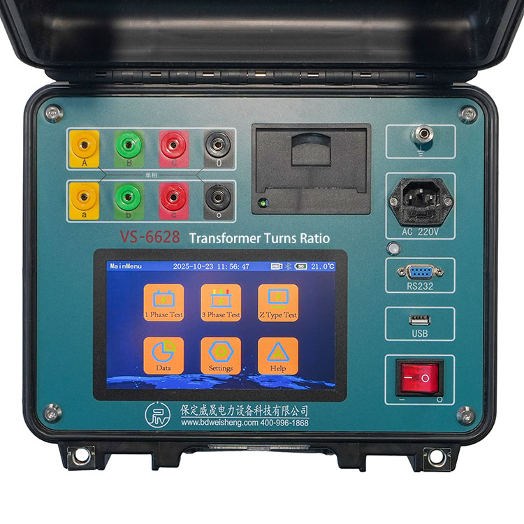 Transformator-draaiverhouding en condensatorinductietester